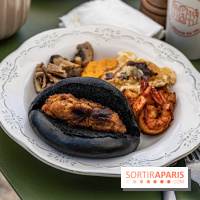 Le brunch à volonté exceptionnel de la Maison du Val à Saint-Germain-en-Laye dans les Yvelines - 78  -  plat chaud