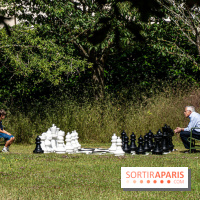 Le brunch à volonté exceptionnel de la Maison du Val à Saint-Germain-en-Laye dans les Yvelines - 78  -  jeu d'échec géant