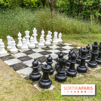 Le brunch à volonté exceptionnel de la Maison du Val à Saint-Germain-en-Laye dans les Yvelines - 78  -  jeu d'échec géant
