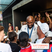 Teddy Riner fête sa 3e médaille d'or olympique à Paris -  A7C1018