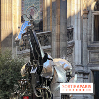 ZEUS, cheval métallique de la cérémonie d'ouverture des JO de Paris 2024 à l'Hôtel de Ville - image00030