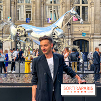 ZEUS, cheval métallique de la cérémonie d'ouverture des JO de Paris 2024 à l'Hôtel de Ville