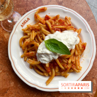 Adela - Pâtes tomates cerises et stracciatella