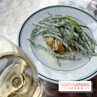 Le Cornichon - Poulet rôti, haricots verts