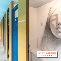 Les cabines de 70 artistes street-art à Molitor, 2e édition internationale - photos -  allée