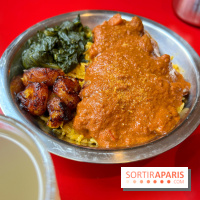 Kuti - Poulet frit sauce cacahuètes