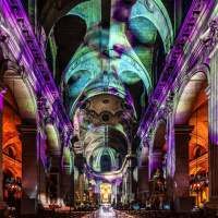 Paris Cœur de Lumières, le spectacle son et lumière à l'église Saint-Sulpice - les photos