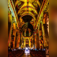 Paris Cœur de Lumières, le spectacle son et lumière à l'église Saint-Sulpice - les photos