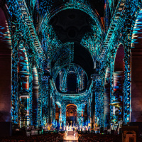 Paris Cœur de Lumières, le spectacle son et lumière à l'église Saint-Sulpice - les photos