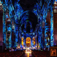 Paris Cœur de Lumières, le spectacle son et lumière à l'église Saint-Sulpice - les photos