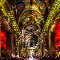 Paris Cœur de Lumières, le spectacle son et lumière à l'église Saint-Sulpice - les photos -  A7C4014
