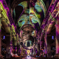 Paris Cœur de Lumières, le spectacle son et lumière à l'église Saint-Sulpice - les photos