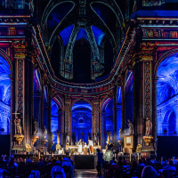 Paris Cœur de Lumières, le spectacle son et lumière à l'église Saint-Sulpice - les photos