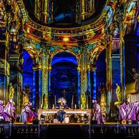 Paris Cœur de Lumières, le spectacle son et lumière à l'église Saint-Sulpice - les photos