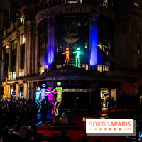 Inauguration des vitrines et décorations de Noël du BHV Marais 2024 avec Léna Mahfouf, Adriana Karembeu et Marc Lavoine -  A7C5954