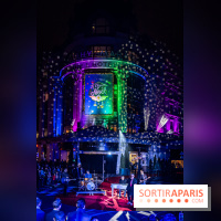 Inauguration des vitrines et décorations de Noël du BHV Marais 2024 avec Léna Mahfouf, Adriana Karembeu et Marc Lavoine -  A7C6111