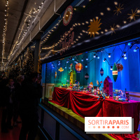 Inauguration des vitrines et décorations de Noël du BHV Marais 2024 avec Léna Mahfouf, Adriana Karembeu et Marc Lavoine -  A7C6171