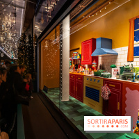 Inauguration des vitrines et décorations de Noël du BHV Marais 2024 avec Léna Mahfouf, Adriana Karembeu et Marc Lavoine -  A7C6184