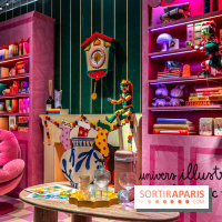 Inauguration des vitrines et décorations de Noël du BHV Marais 2024 avec Léna Mahfouf, Adriana Karembeu et Marc Lavoine -  A7C6193