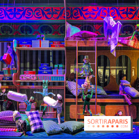 Les vitrines de Noël 2024 du Printemps Haussmann avec Juliette Binoche - image00055