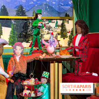 Les vitrines de Noël 2024 du Printemps Haussmann avec Juliette Binoche - image00005