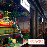 Les vitrines de Noël 2024 du Printemps Haussmann avec Juliette Binoche - image00007