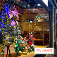 Les vitrines de Noël 2024 du Printemps Haussmann avec Juliette Binoche - image00010