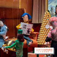 Les vitrines de Noël 2024 du Printemps Haussmann avec Juliette Binoche - image00015