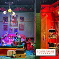 Les vitrines de Noël 2024 du Printemps Haussmann avec Juliette Binoche - image00018