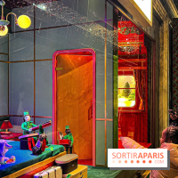 Les vitrines de Noël 2024 du Printemps Haussmann avec Juliette Binoche - image00001