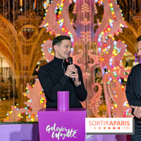 Les vitrines de Noël 2024 des Galeries Lafayette Haussmann avec Vianney et Kevin Germanier