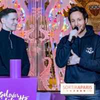 Les vitrines de Noël 2024 des Galeries Lafayette Haussmann avec Vianney et Kevin Germanier