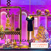 Les vitrines de Noël 2024 des Galeries Lafayette Haussmann avec Vianney et Kevin Germanier - image00050