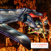 Jurassique en voir d'illumination, le parcours de lumières du jardin d'acclimatation 2024, les photos  -  A7C6982