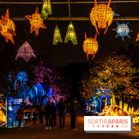 Jurassique en voir d'illumination, le parcours de lumières du jardin d'acclimatation 2024, les photos  -  A7C7010