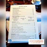 Brasserie Émil à Paris - carte - menu