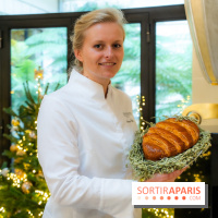 La bûche de Noël Hespéridée du Peninsula Paris 2024 et galette des rois 2025 -  A7C2270