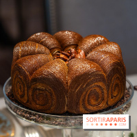 La bûche de Noël Triton du Shangri La Paris 2024 par Maxence Barbot et sa galette des rois 2025 - photos