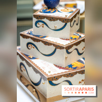 La bûche coffrets de Noël en trompe l'œil de Ladurée 2024 par Julien Alvarez et les créations de fête -  A7C2328