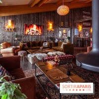 Bo Ranch, le restaurant - bar, site événementiel et lieu de compétition de Reining -  cheminée