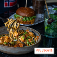 Bo Ranch, le restaurant - bar, site événementiel et lieu de compétition de Reining -  pâtes aux gambas