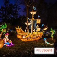L'Odyssée Lumineuse 2024, le parcours de lumières au Parc Floral - les photos -  pirates
