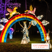 L'Odyssée Lumineuse 2024, le parcours de lumières au Parc Floral - les photos -  licornes