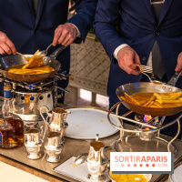 Le tea time Impérial de Noël du Ritz Paris, l'expérience exceptionnelle - les photos -  crêpes Suzette 