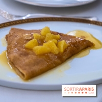 Le tea time Impérial de Noël du Ritz Paris, l'expérience exceptionnelle - les photos -  crêpes Suzette 