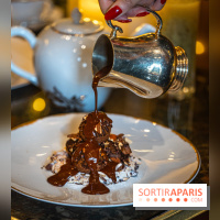 Le salon de thé de Noël du George V pour une pause gourmande - les photos  -  profiteroles chocolat