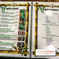 Pho Bom, le restaurant vietnamien, temple du pho et des nouilles Paris 13e - carte - menu - tarifs - prix