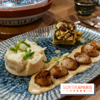 Inalis, le restaurant bistronomique à Fontainebleau - Seine-et-Marne 77 - Photos -  Saint-Jacques et purée de panais