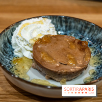 Inalis, le restaurant bistronomique à Fontainebleau - Seine-et-Marne 77 - Photos -  Flan à la crème de marron, marmelade de clémentine au vinaigre de Calamansi