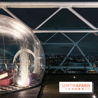 Bulle de rêves : la terrasse d'hiver du restaurant George au sommet du Centre Pompidou